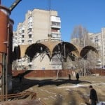 В храме св. Георгия Победоносца установили каркас крыши.