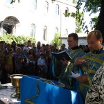 Молебен перед началом учебного года в соборе св. Александра Невского.
