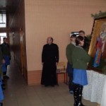 Мощи свт.Николая Чудотворца в женской воспитательной колонии.