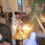 Частица мощей святителя Николая в храме вмч. Екатерины.
