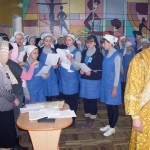 Совершено богослужение в женской воспитательной колонии.