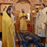 Божественная литургия в мужском монастыре прп. Саввы Освященного