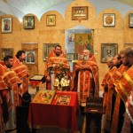 Престольный праздник в храме священномученика  Сергия архиепископа Мелитопольского.