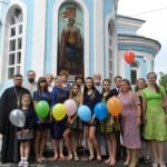 Последний звонок в воскресной школе "Радуга" при соборе во имя св. блгв. князя Александра Невского.