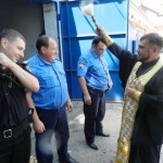 Священник освятил помещения и имущество государственной службы охраны