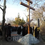 В Мелитополе освятили поклонный крест (11.11.2016)