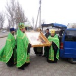 Встреча мелитопольцами Казацкой иконы Божьей Матери