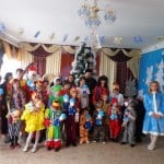 Батюшка поздравил с Новолетием и Рождеством Христовым  ребят и персонал приюта.