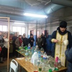 Праздник Крещения на швейной фабрике