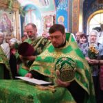 В день Пятидесятницы в соборе во имя св. блгв. князя Александра Невского встретили икону Божией Матери «Подольскую».