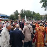 Мелитопольские священнослужители и миряне вознесли свои молитвы на главной Площади города.