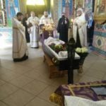 В Мелитополе была отслужена погребальная служба по почившему протоиерею Леониду Сечину.