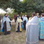 В Мелитополе соборно отслужили благодарственный молебен.